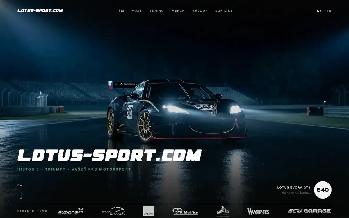 Náhled webu Lotus-Sport.com