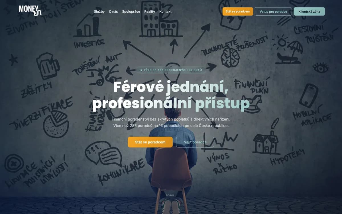 Náhled webu Money2u